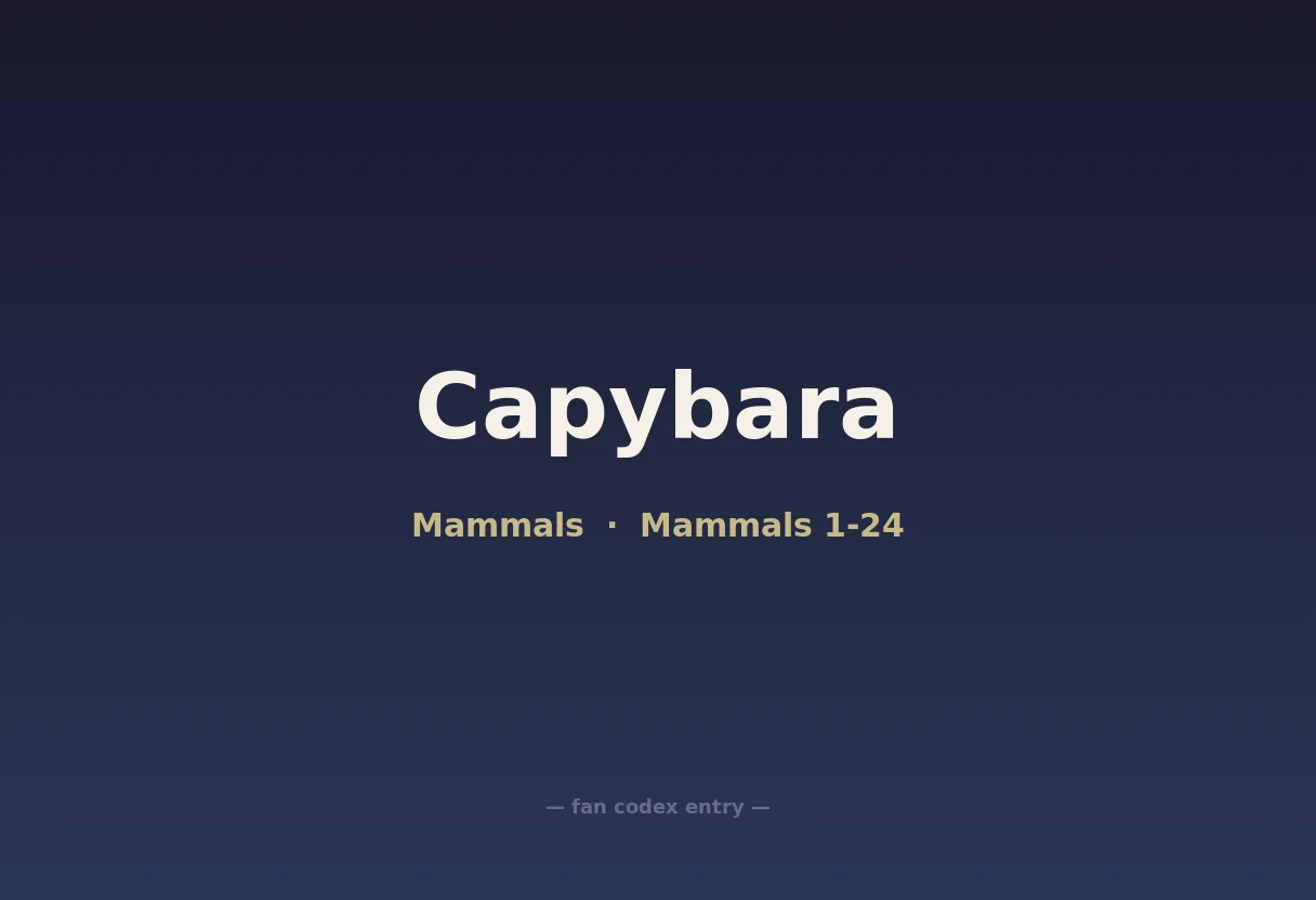 Capybara
